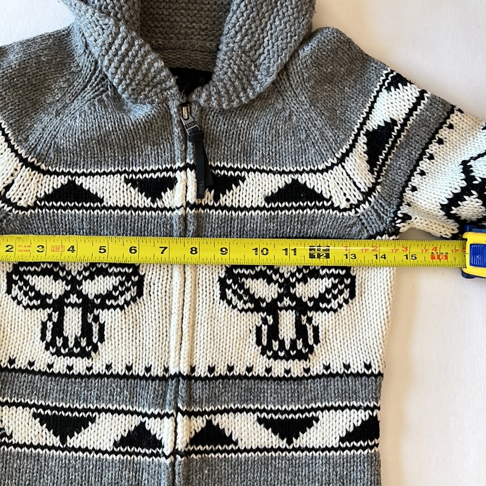 Aritzia TNA Sea to Sky 100% Lambswool Zip Up Sweater - Picture 12 of 13